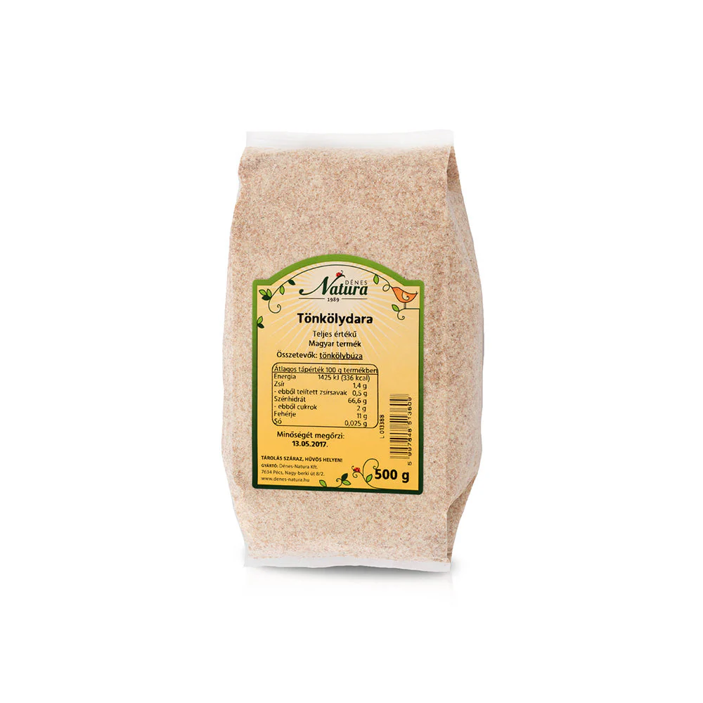 Tönkölydara Teljes kiőrlésű - 500g