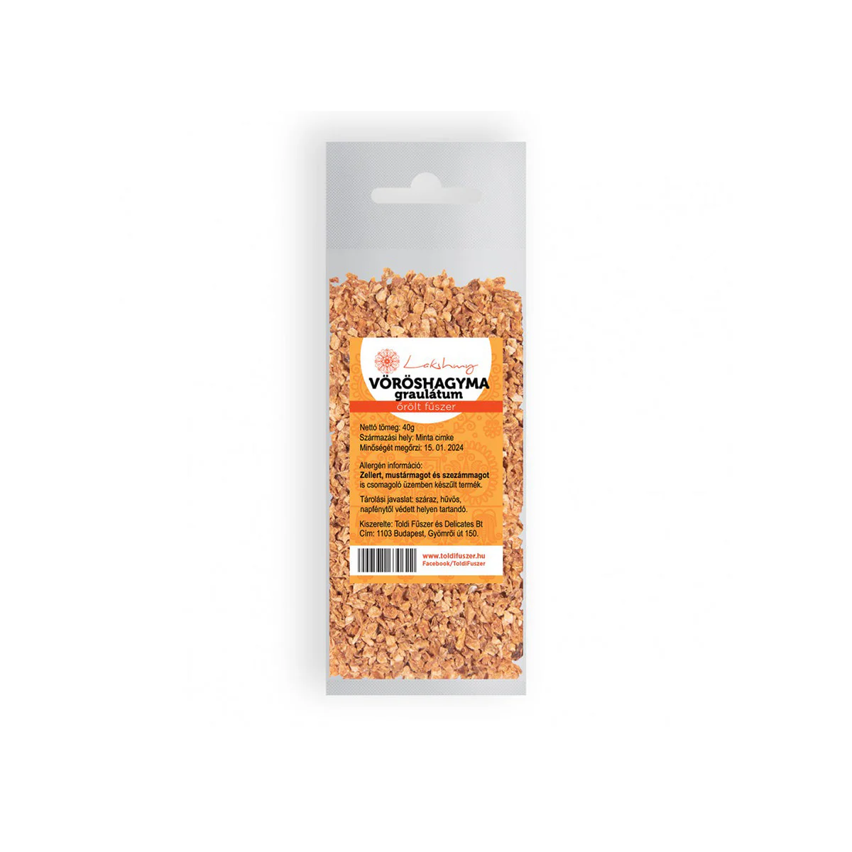 Vöröshagyma granulátum 40g